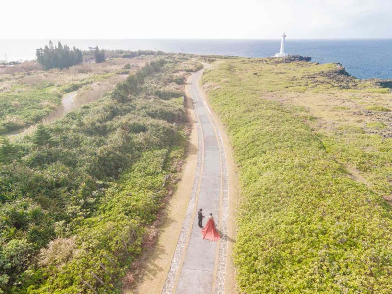 新婦様ご希望の大自然を感じるドローンフォト！！