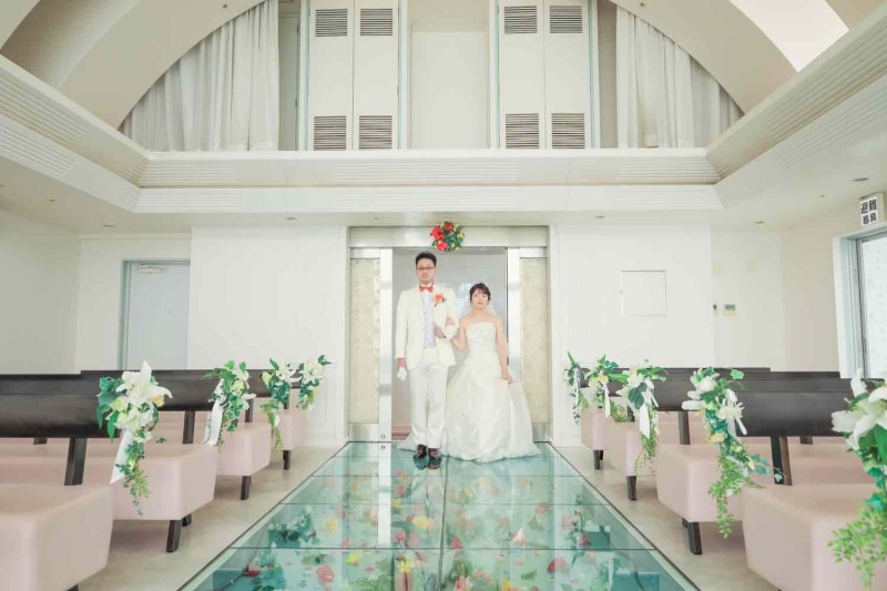 お支度完了♪チャペル撮影からのスタートです!