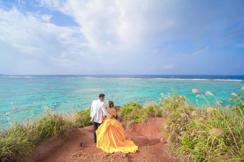 壮大な海をバックに最後の撮影です!!