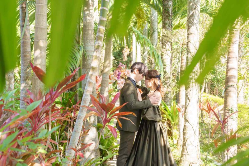 衣装をチェンジして植物園撮影へGo！！^_^