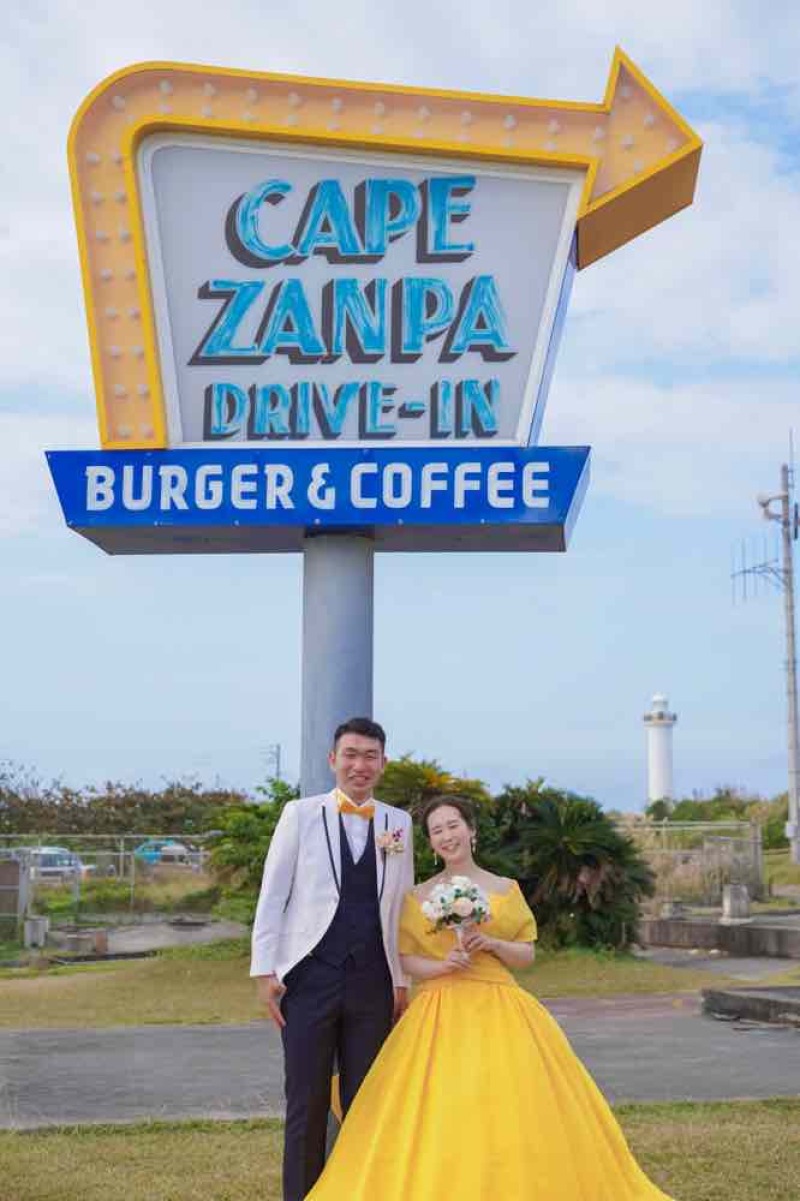 アメリカンな看板で可愛くパシャリ♪♪