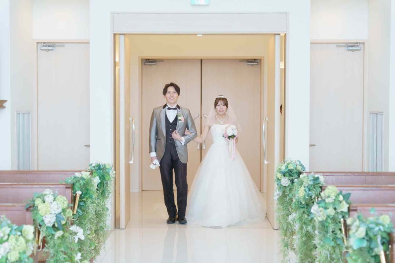 お支度完了！！チャペルからの撮影スタート！