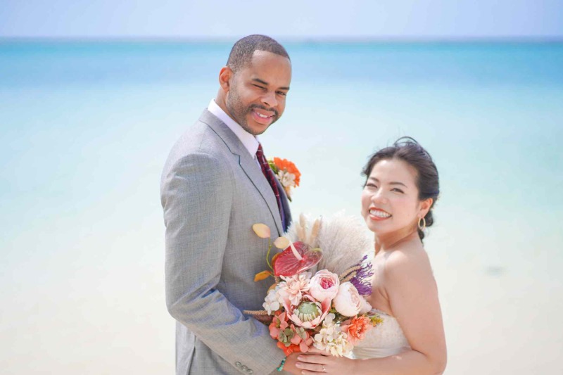 ビーチ撮影スタート