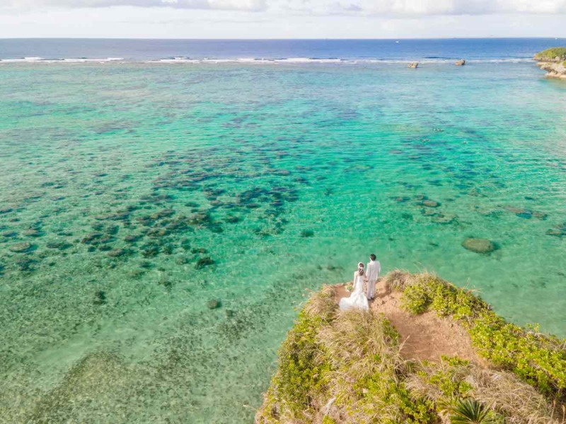 これぞザネー浜！大自然をバックにドローン撮影！