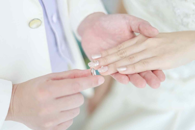 大切な指輪交換の瞬間も逃しません^_^