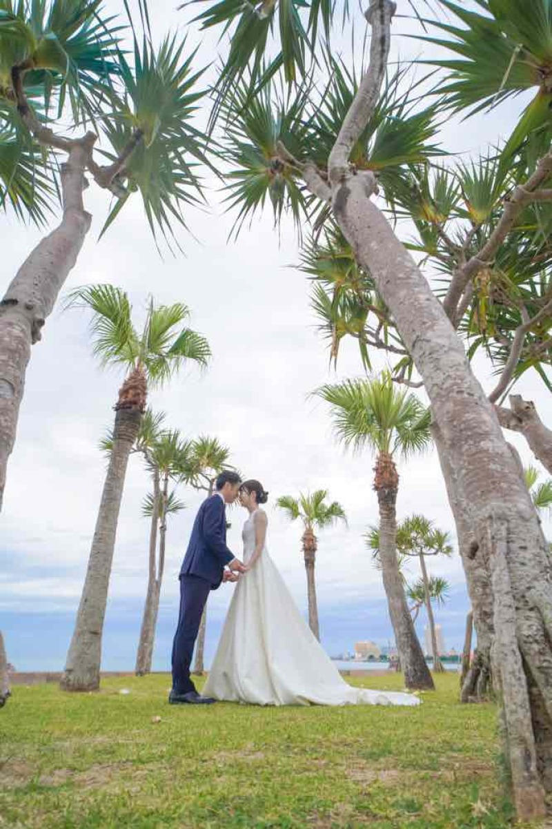 ヤシの木撮影も沖縄らしくてGood！