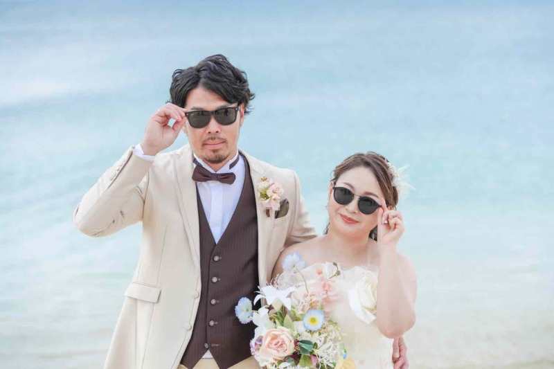 ご持参のサングラスで！！カッコイィ♪^ ^