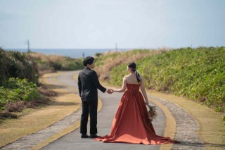 ワルツフォトスタジオ_カラードレス撮影