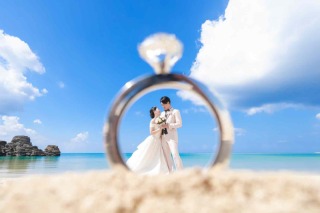 ワルツフォトスタジオ_ビーチ/グリーン撮影