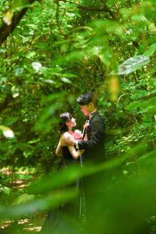 ワルツフォトスタジオ_カラードレス撮影