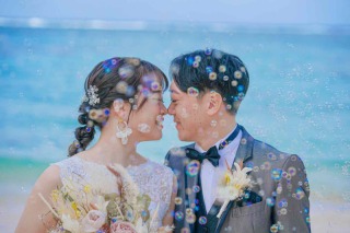 ワルツフォトスタジオ_ビーチ/グリーン撮影