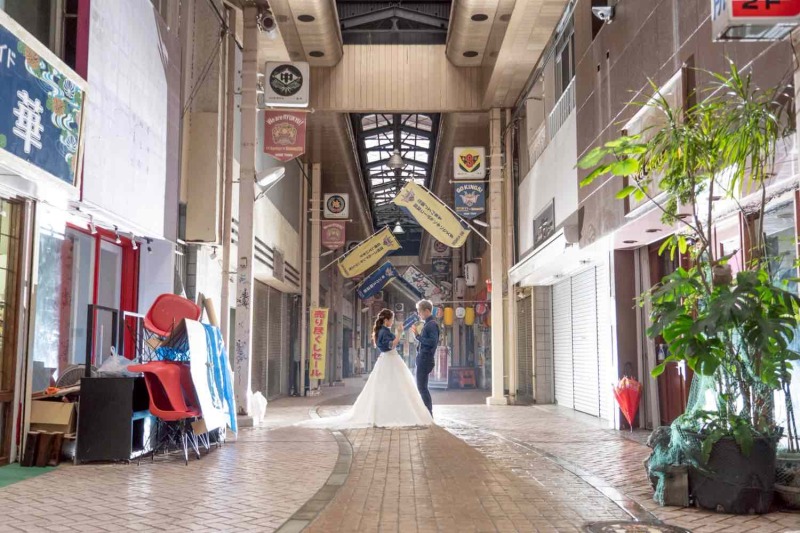 【Newモニター価格プラン】ドレス2着/ビーチ&街フォト撮影¥82,400 ♪♪creativeドレス/美容アテンド込み♪