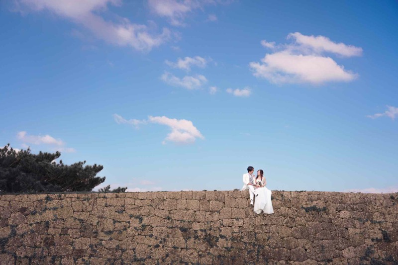 【城跡&ビーチ撮影】世界遺産の城跡&ビーチ&グリーンでの撮影&yen;72,000 ♪♪沖縄県在住の方&yen;64,800！