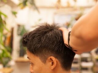 新郎ヘアメイク