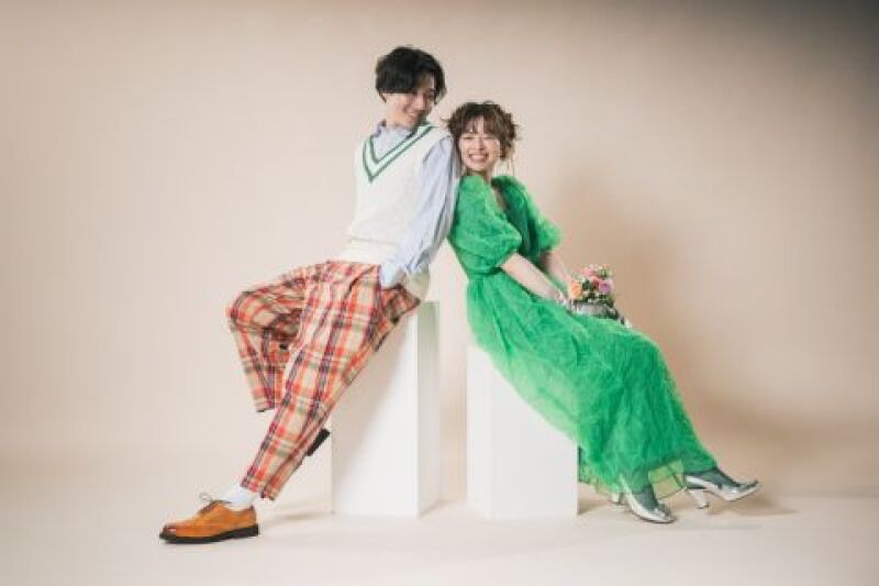 【1月2月撮影限定!新春ペア撮影プラン】全てコミコミ!衣装どれでも選び放題! 洋装スタジオ撮影70カット付