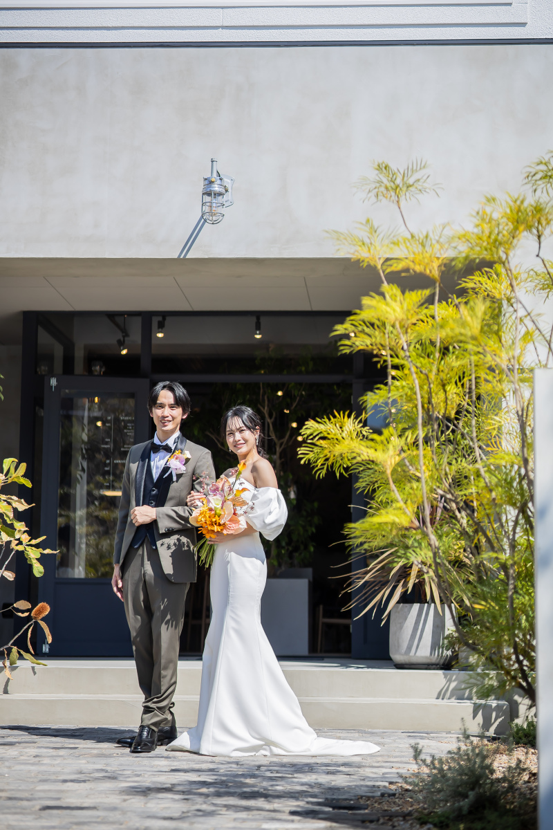 ウェディング姿を美しく映える空間