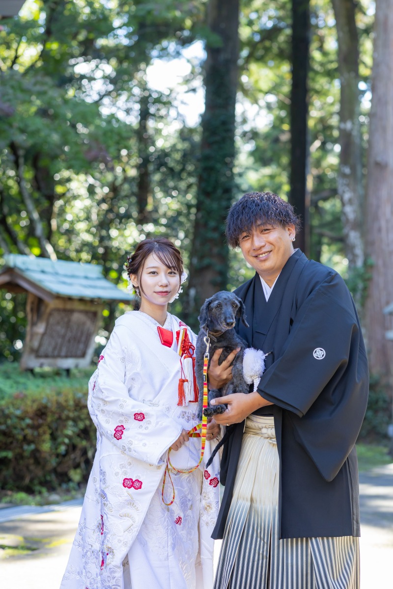 STUDIO axe Wedding Specialties_ペットと一緒に撮影できる