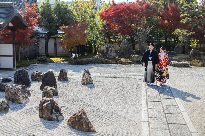 STUDIO axe Wedding Specialties_庭園で撮影できる