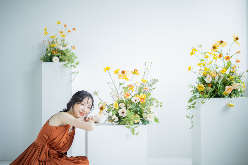 【組数限定特典】春撮影プラン♪スタジオ洋装撮影/データ20カット/飾れるパネル付き