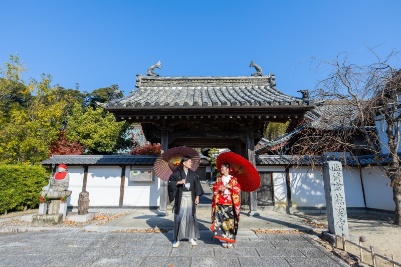 【龍雲寺ロケーションプラン】和装1着/データ100カット付き♪