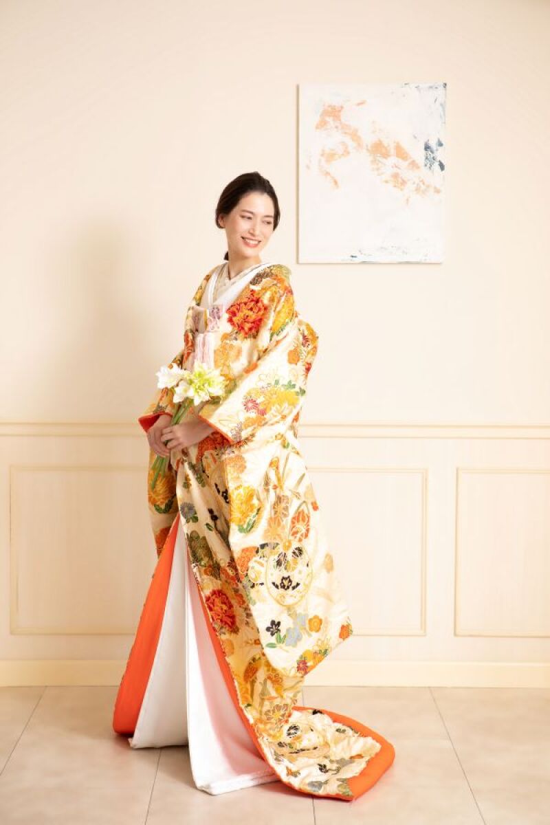 クリーム手毬松竹梅