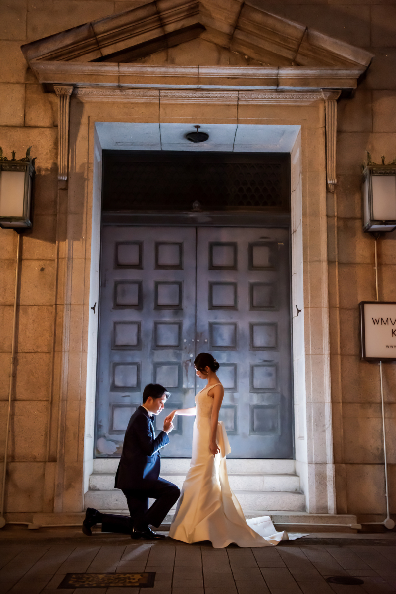 レトロな街並みで写真映え