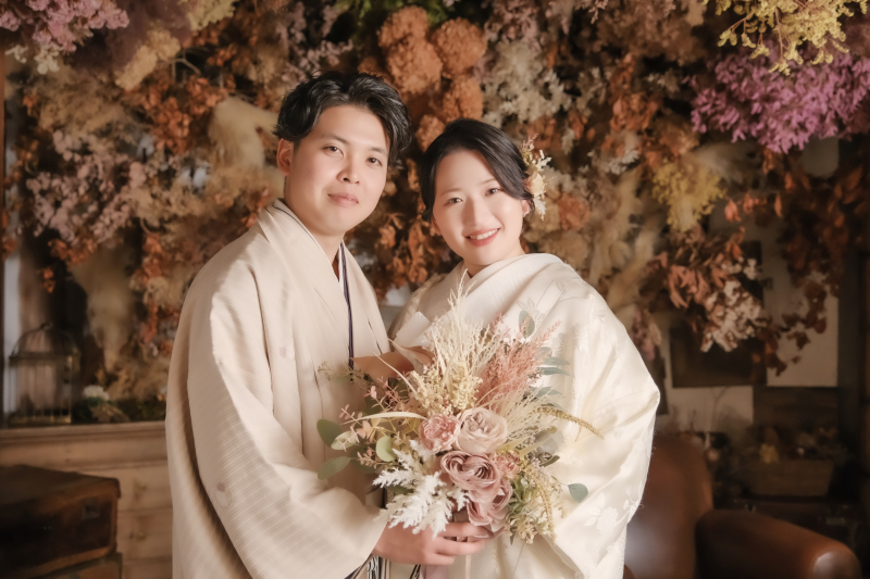 【Photorait掲載記念◆1月2月撮影で7万円OFF！】貸切空間のこだわりスタジオ◇和装1着スタジオ＜データ50カット付＞