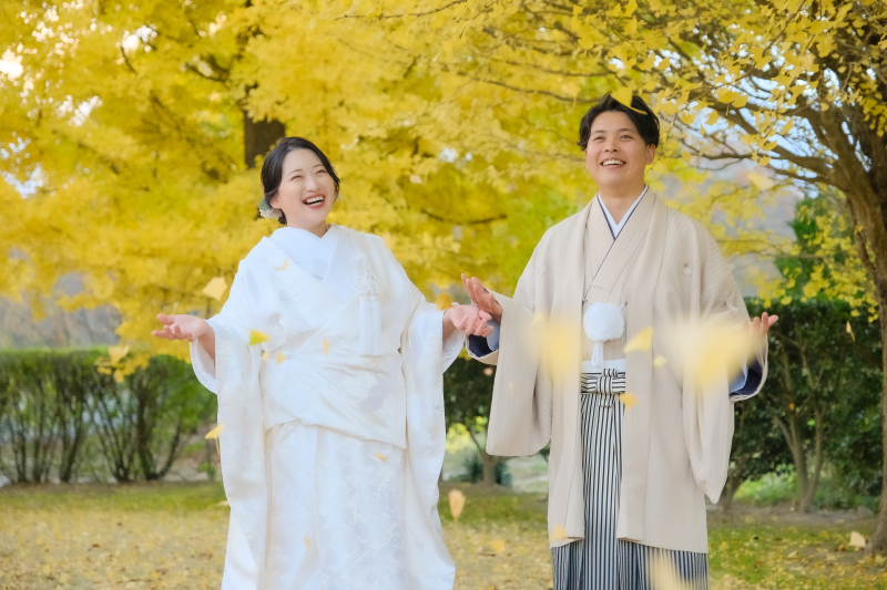 【秋のロケーション和装１着シンプルプラン】データ75カット、ロケーション撮影１箇所付き