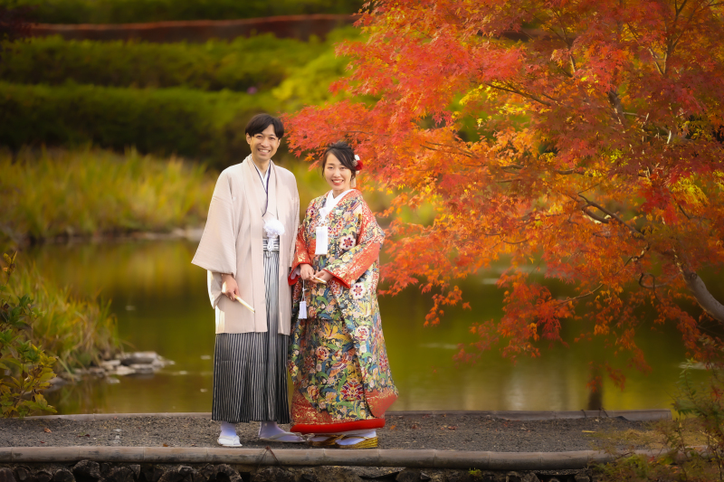 【秋のロケーション和装１着シンプルプラン】データ75カット、ロケーション撮影１箇所付き