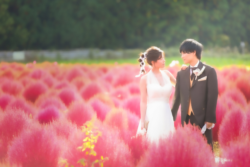 【秋のロケーション洋装１着シンプルプラン】データ75カット、ロケーション撮影１箇所付き