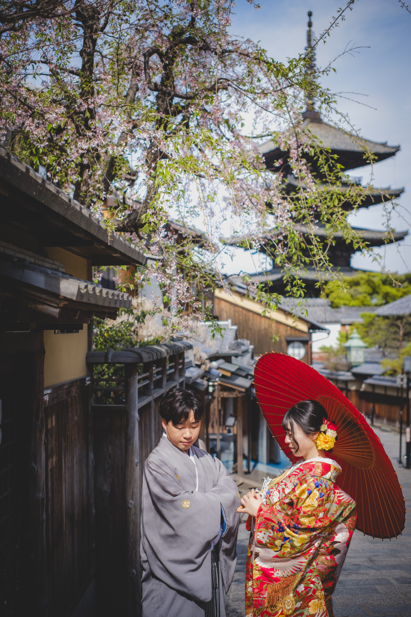 桜&times;八坂の塔。春の京都を贅沢に♪
