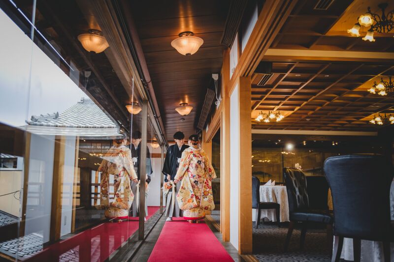 披露宴会場も撮影ポイント！