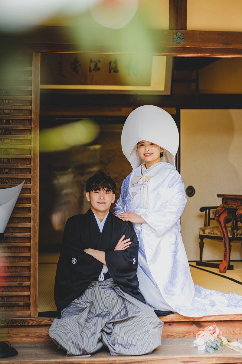 綿帽子で雰囲気を変えて。。。