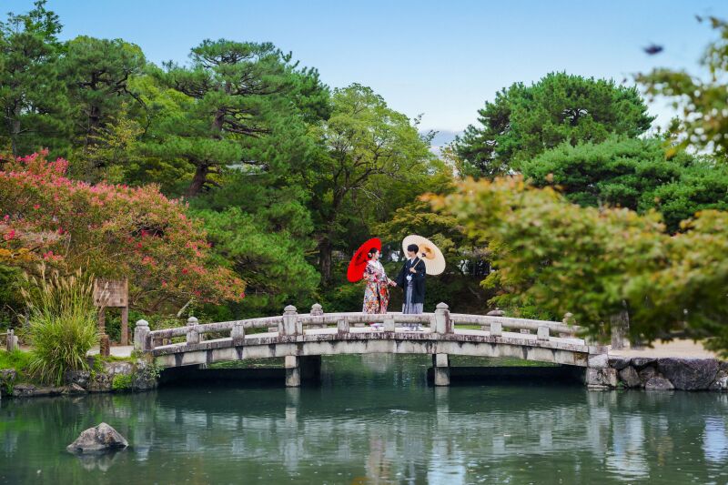 ★5組限定★ 3月末迄の撮影で衣裳選び放題！【和装1着ロケーションフォト】100カット撮影データ付きプラン♪