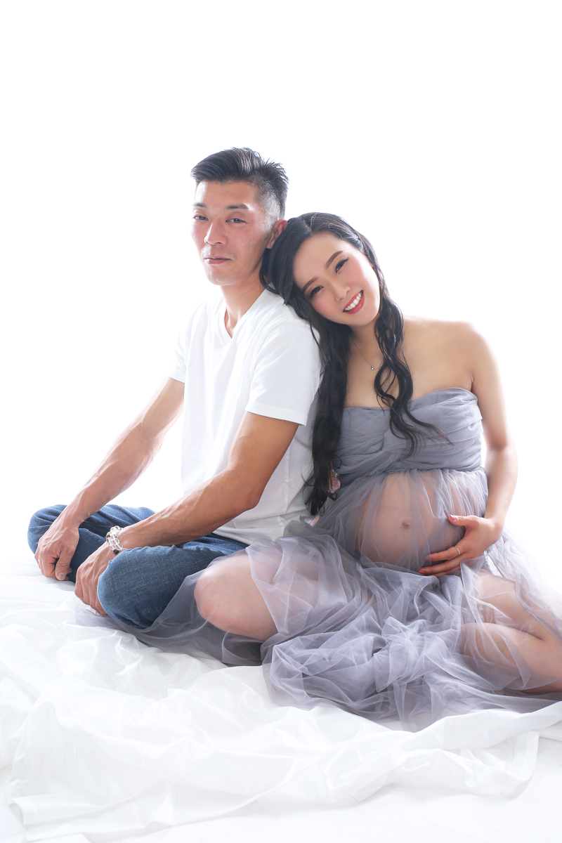 【マタニティの方におすすめ】スタジオ撮影プラン(データ、台紙、ヘアメイク、着付け、ボディーメイク付き)土日UP料金なし