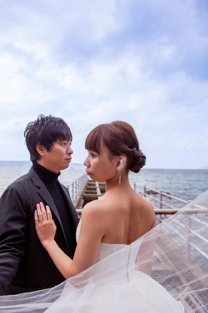 桟橋で交わしたやさしい視線