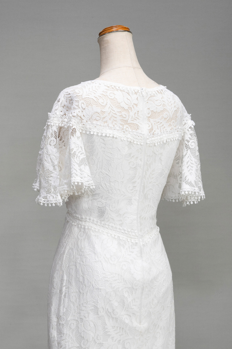 レースマーメイドドレス