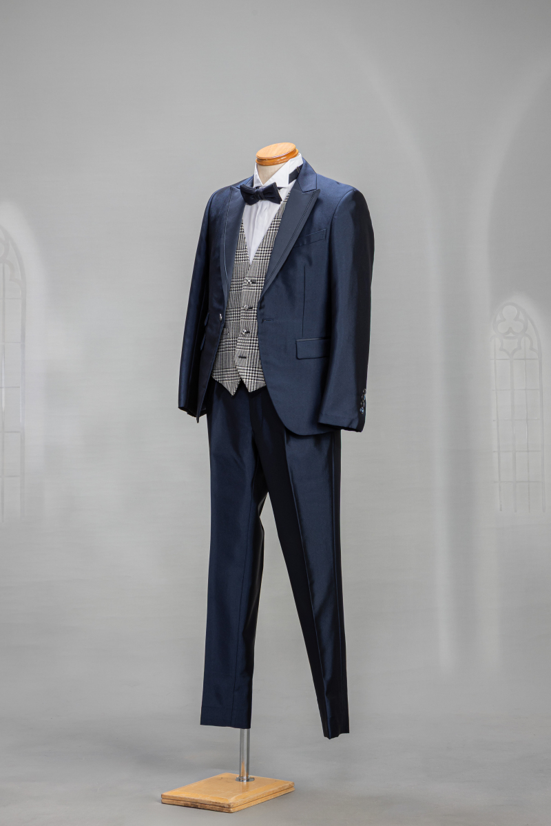 ネイビー・グレンチェック