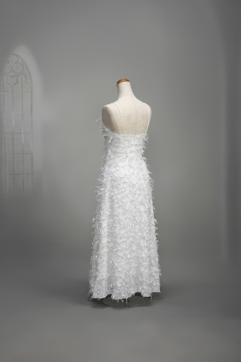 フェザーキャミドレス