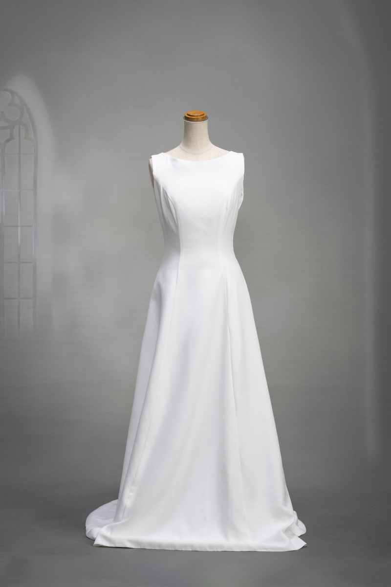 ノースリトレーンドレス　ホワイト