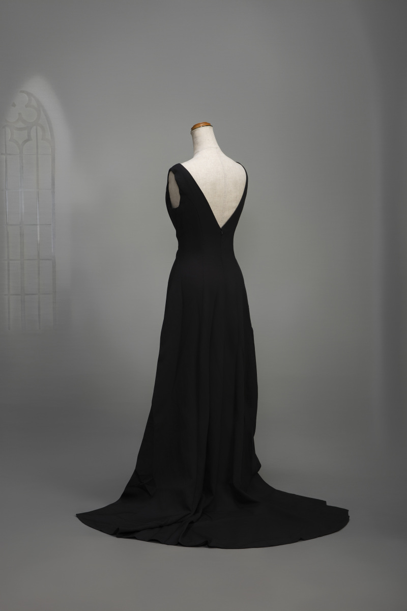 ノースリトレーンドレス　ブラック