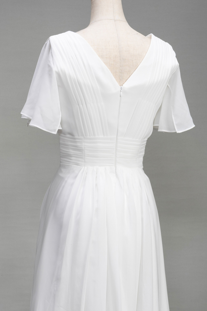 フリルシフォンドレス