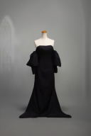 2way付け袖ブラックドレス