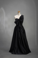 ワンショルダードレス　ブラック