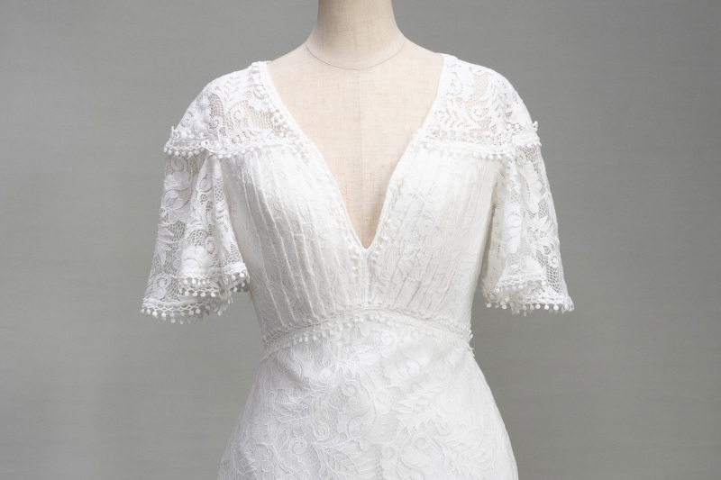 レースマーメイドドレス