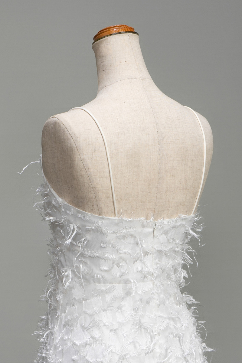 フェザーキャミドレス