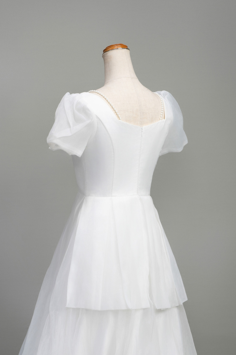 パールストラッププリンセスドレス