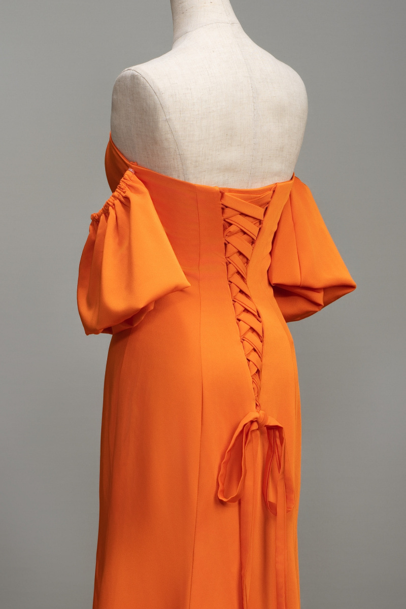 付け袖マーメイドドレス