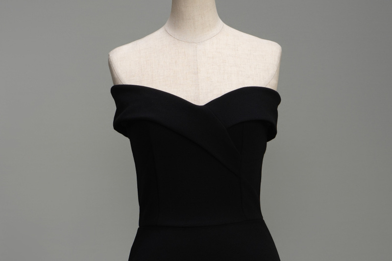 カシュクールドレス　ブラック