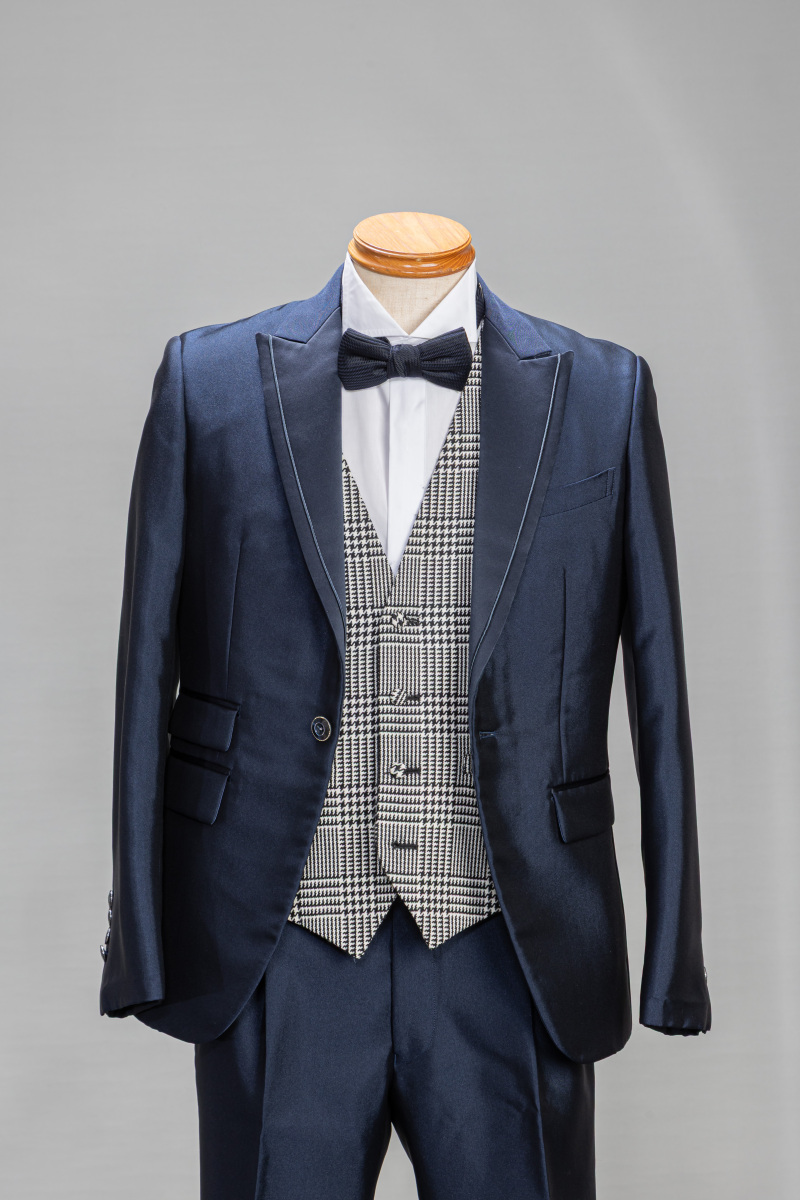 ネイビー・グレンチェック